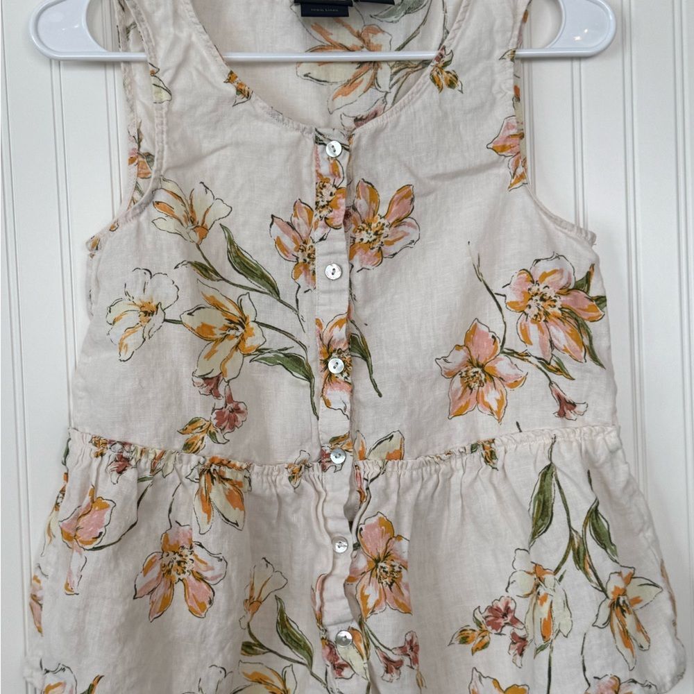 RACHEL Rachel Roy Floral Sleeveless Top - Size Small